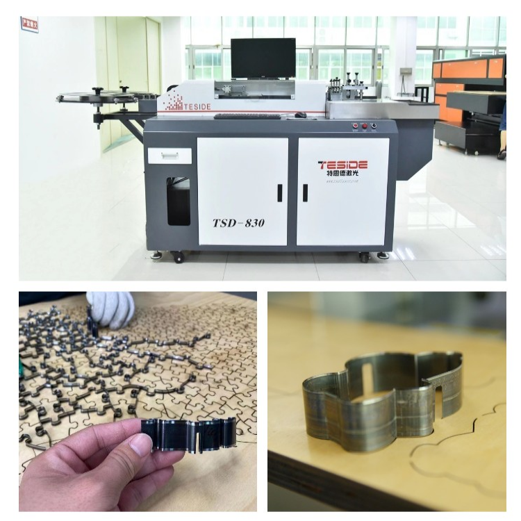 Macchina piegatubi automatica per righe d'acciaio di precisione CNC